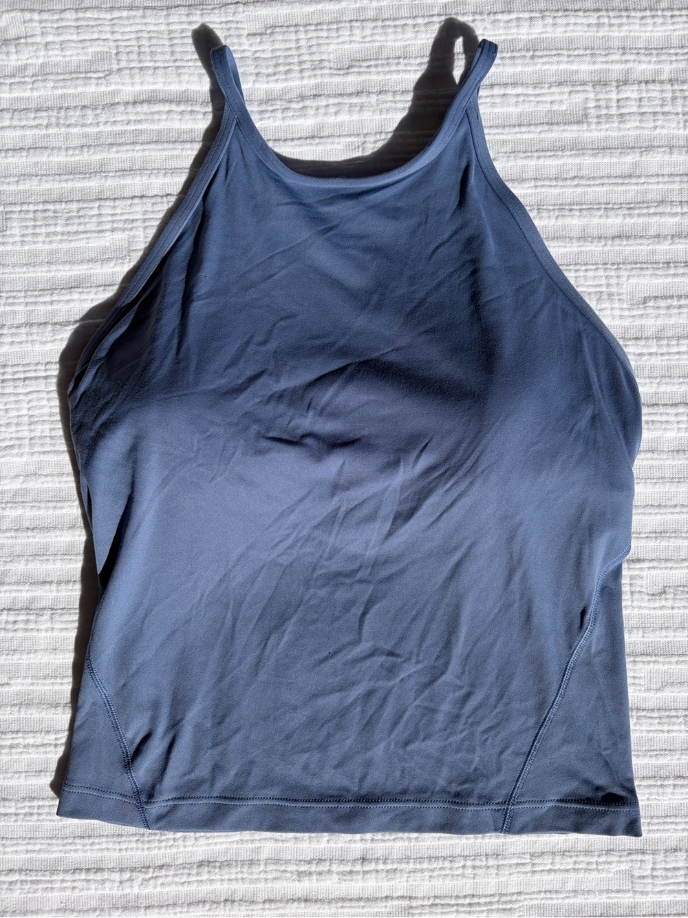 Lululemon Women’s High-Neck Blue Tank Top